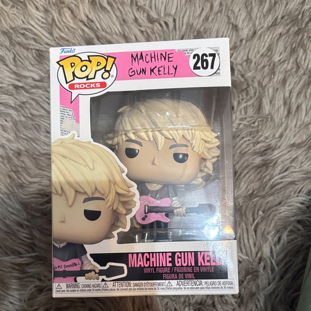 Funko Pop! Rocks Machine Gun Kelly Figure with Pink Guitar